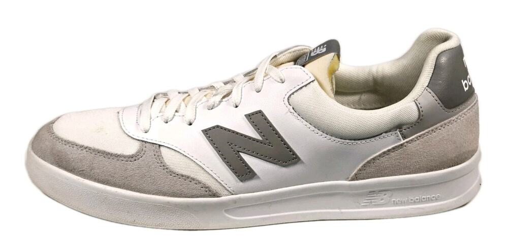 New Balance CT300v3 Men's White & Gray Court Sneakers Size 11.5 D CT300BM3